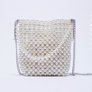 ZARA peal mini bucket bag